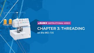 JUKI MO-735 - Chapter 3: Threading