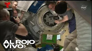 Tripulación rusa llega a la Estación Espacial Internacional | Al Rojo Vivo | Telemundo