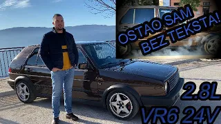 VW GOLF 2 VR6 IZ PAKLA // EVO ZAŠTO JE NAJBOLJI!