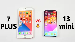 iPhone 13 Mini Vs iPhone 7 Plus - SPEED TEST!!!