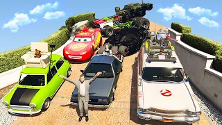 GTA 5 ✪ Stealing Movie Cars with Michael ✪ (Real Life Cars #84)