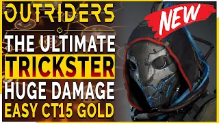 OUTRIDERS - The BEST (Updated) Firepower TRICKSTER Build For End Game Post New Horizon - STUPID DMG!