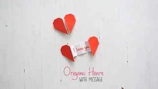 Origami Heart with  Message