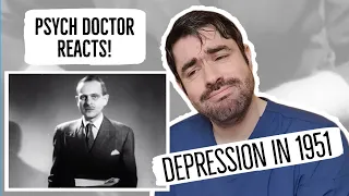 DOCTOR ANALYZES DEPRESSION IN 1951 | Psychiatry Doctor Reacts to Old Medical Vids (Pika Grape Snack)