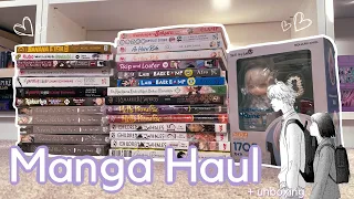 manga haul & unboxing ⚜️ | december [30+ volumes]