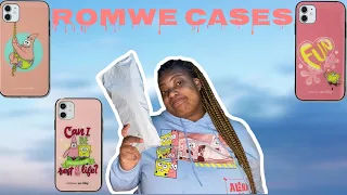 Romwe IPhone 11 case haul