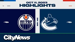 NHL Highlights: Canucks 8, Oilers 1