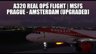 A320 Real Ops Easyjet - Prague to Amsterdam | FlyByWire A32NX Experimental & VATSIM in MSFS 2020