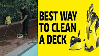 How to Clean a Deck Quickly | Kärcher Pressure Washer & Surface Cleaner Combo