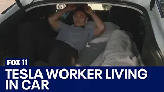Laid off Tesla worker says he plans to live in his Tesla now
