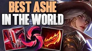 RANK 1 ASHE IN THE WORLD IS AMAZING! | CHALLENGER ASHE ADC GAMEPLAY | Patch 11.16 S11