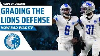 Grading the Detroit Lions Defense | Lots of Room for Improvement