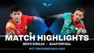 Lin Shidong vs Marcos Freitas | MS QF | WTT Contender Doha 2023