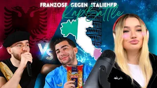 FRANKREICH vs ITALIEN (Rapbattle) - REACTION ALS FOUR SEVEN KANDIDATIN 😳😱