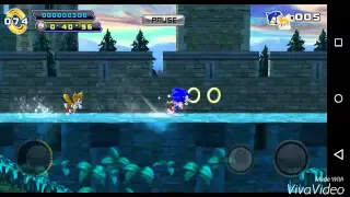 Sonic 4 ( Lite ) - Silvana Castle Zone - Jogo Rápido