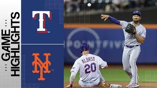 Rangers vs. Mets Game Highlights (8/29/23) | MLB Highlights