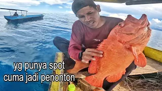 mancing di spot orang begitu umpan nyampe langsung strike