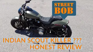 2021 Harley Davidson Fat Bob REVIEW and Test Ride 4k! HONEST