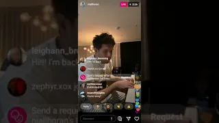 Niall Horan Singing When The Party's Over|| Instagram Live 18.03.20