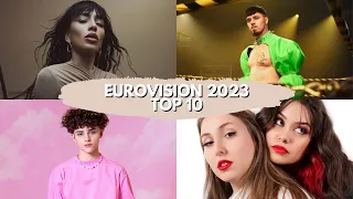 My top 10 Favourite ESC 2023 Songs