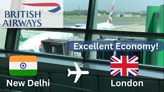 TRIP REPORT- New Delhi to London with British Airways | B787-9 Dreamliner | Excellent economy!