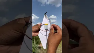 Electric Paper Airplane #shorts #outofmindexperiment