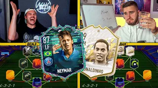 🇧🇷 87 NEYMAR Flashback vs 89 RONALDINHO Squad Builder Battle