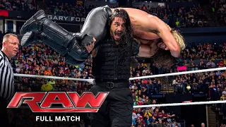 FULL MATCH - Roman Reigns & Daniel Bryan vs. Randy Orton & Seth Rollins: Raw, Feb. 23, 2015