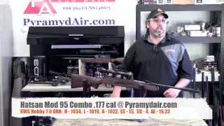 Hatsan Mod 95 Combo in .177 - Airgun Review / Pellet gun Review