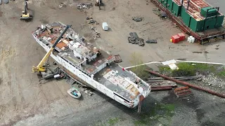 STOP Deep Water Recovery ship breaking section sped up 3 X Apr 24 2024