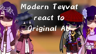 Modern Teyvat reacts to the original AU [Genshin impact] 1/2