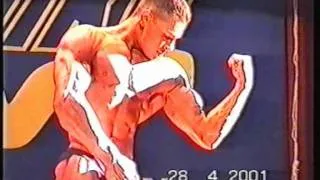 Bodybuilder Maris Kļaviņš Latvia 2001