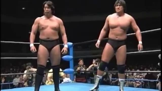 AJPW - Kenta Kobashi & Jun Akiyama vs Yoshihiro Takayama & Takao Omori