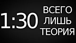 Полторы минуты. Всего лишь теория (об эволюции и не только).