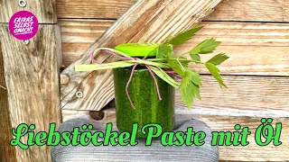 Lovage paste with oil