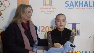 Виктория АНУФРИЕВА  / Viktoria Anufrieva - "Children of Asia Games" - Ladies FS  - Feb. 15, 2019