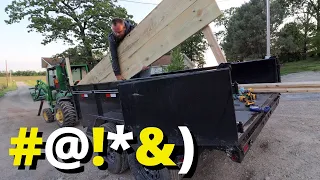 How NOT to Build Dump Trailer Side Walls - This Was a Struggle