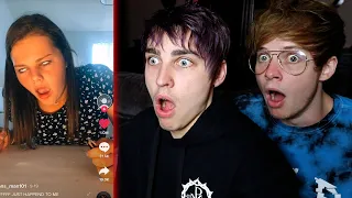 Reacting to HORRIFYING Tik Toks.. (Pt. 5) | Colby Brock