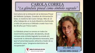 CAROLA CORREA "La glándula pineal como símbolo sagrado"