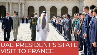 UAE President Sheikh Mohamed attends official reception at the Army Museum in France
