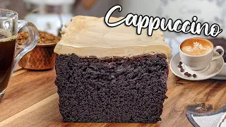 Cappuccino cake: Without flour, gluten, sugar or nuts! AMAZING Yogurt Frosting!
