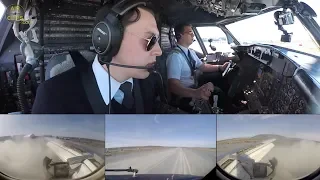 GORGEOUS Gravel Strip Landing BREAKING ACTION! Nolinor B737-200 into Meadowbank Mine!!! [AirClips]