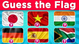 Guess the Country from the Flag Quiz Challenge!
