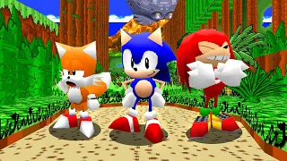 Sonic 3 & Knuckles recreated in Sonic Robo Blast 2