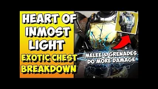 Heart Of Inmost Light - Titan Exotic Chest Piece Breakdown [Destiny 2]