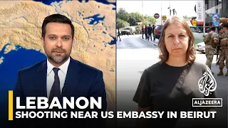 Lebanon: Shooting reported outside US embassy in Beirut