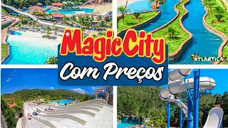 PARQUE AQUÁTICO MAGIC CITY COM PREÇOS, PISCINAS , DUVIDAS E MUITO MAIS.