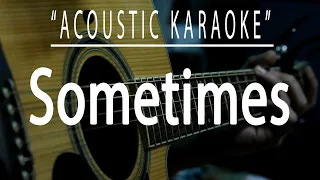 Sometimes - Britney Spears (Acoustic karaoke)