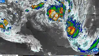 Cyclones Judy and Kevin 2023 (IR)