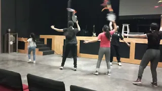 ensayo de danza, El Señor es mi rey mi todo, Ebenezer monte de Sion Siguatepeque